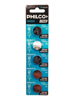 TIRA PILAS PHILCO X5UNI ART 94CR2016B5 GAÑ