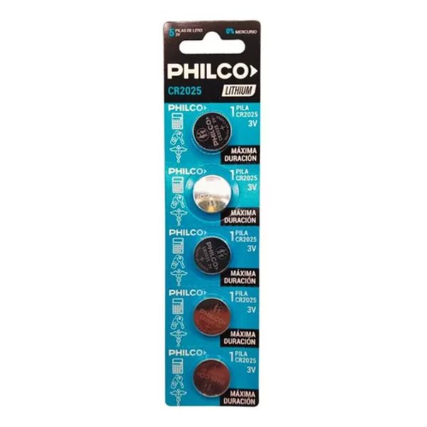 TIRA PILAS PHILCO X5UNI ART 94CR2016B5 GAÑ
