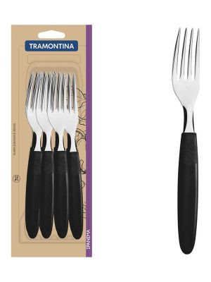 TENEDOR X3 IPANEMA TRAMONTINA NEGRO ART 23362/300 CAN