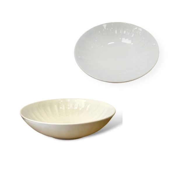 PLATO HONDO BADEM CERAMICA 21X5CM BLANCO 43022F HAN