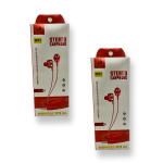 AURICULAR ECONOMICO C/CABLE ROJO RE1008 HAN