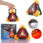 VALISA DE TRANSITO TRIANGULAR RECARGABLE HS-6609 DAÑ