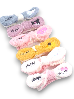VINCHA MOÑO HAPPY P/ LIMPIEZA FACIAL X UNID HB231023 DAN