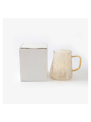 TAZA DE VIDRIO 11X7CM 400 ML ART NS337434 IAN