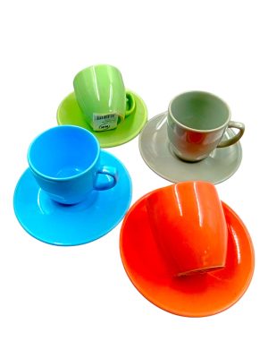 TAZA DE CAFE 6CM+PLATO DE CAFE ART TR0220+TR0217 IAN