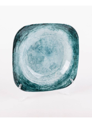 PLATO CERAMICA HONDO CUADRADO 20X20X4CM ART TR0205 IAN