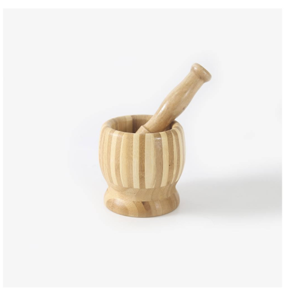 MORTERO DE MADERA 10X10CM ART NS337567 IAN
