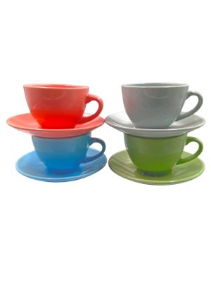 TAZA DE CAFÉ 9CM+PLATO DE CAFÉ 12CM ART TR0221+TR0222 IAN