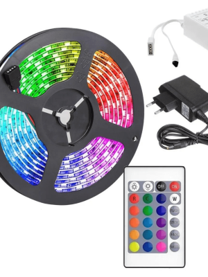 TIRA LED RGB 5MT 50X50 12V C/CONTROL REMOTO TL5050 JAÑ