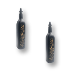 ACEITERO VIDRIO ESMERILADO NEGRO 500CC CUAD. ART 491214 DAÑ