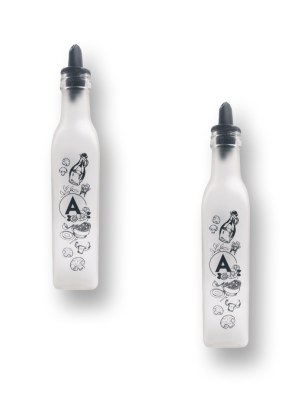 ACEITERO VIDRIO ESMERILADO 250CC CUAD. ART 491218 DAÑ