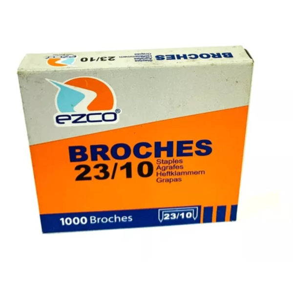 BROCHES P/ABROCHADORA Nº23/10 XCAJITA 1000UNID 304004 JAN
