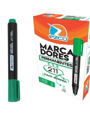 MARCADOR PERMANENTE PUNTA RED. VERDE 211 XUNID 403211-V JAN