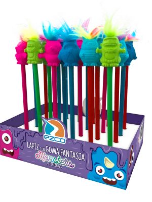 LAPIZ C/GOMA FANTASIA MONSTER EZCO XUNID 221111 JAN