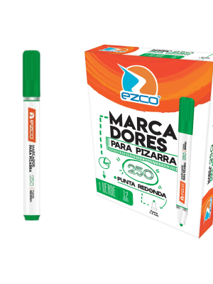 MARCADOR PIZARRA PUNTA RED. VERDE 250 EZCO 403250-V JAN