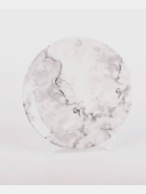 PLATO CERAMICA REDONDO MARMOLA 20,5X2CM ART TR0189 IAN