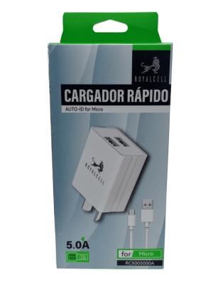CARGADOR TIPO MICRO USB ART RC5005000AV8 FAÑ