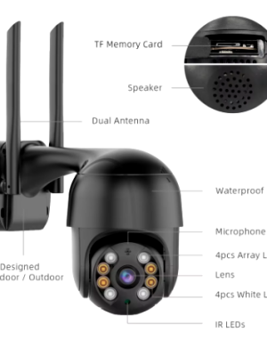 CAMARA WIFI COLOR NEGRO ART HT-8276 KAN