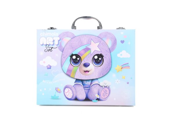 VALIJA ESCOLAR ART BEAR CON UTILES VARIOS ART BT246 BAÑ