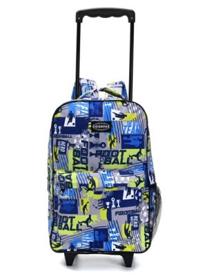 MOCHILA CARRITO GOODPAK FUTBOL 43X30X17 17" ART 37493 KAN