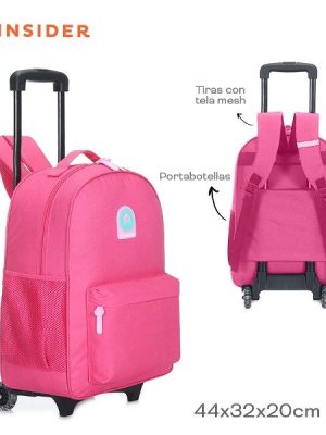 MOCHILA CARRITO INSIDER 17" ART 17509 LAN