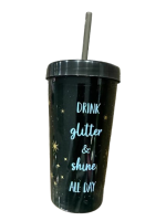 VASO ROCK GLITTER C/SORBETE ART KP-944-1 DAÑ