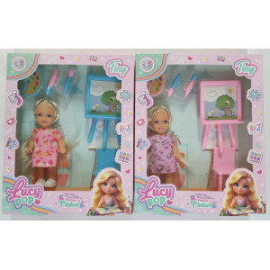 MINI MUÑECA LUCY POP TINY C/ACCESORIOS ART 55021 FAÑ