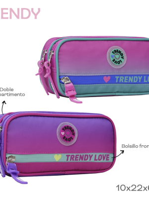CARTUCHERA TRENDY LOVE ART 28189 LAN