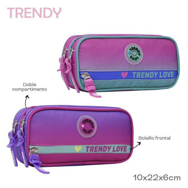 CARTUCHERA TRENDY LOVE ART 28189 LAN