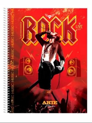 CUADERNO ARTE MUSIC ESPIRALADO 80 HOJAS ART 330041 AAÑ