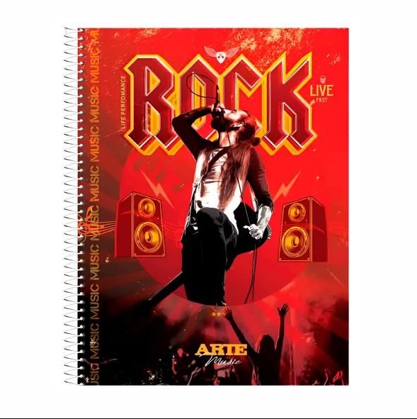 CUADERNO ARTE MUSIC ESPIRALADO 80 HOJAS ART 330041 AAÑ