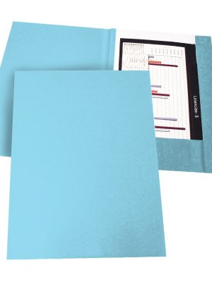 CARPETA OFICIO 3 SOLAPAS CELESTE 240 G ART 512063 AAÑ