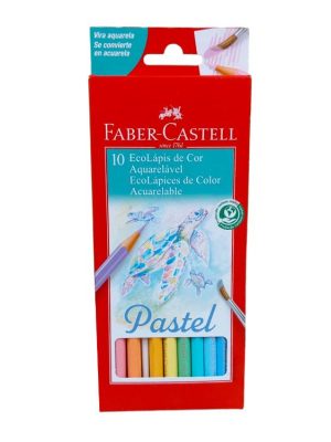 ECOLAPICES FABER PASTEL ACUARELABLE X 10 ART 116152 AAÑ