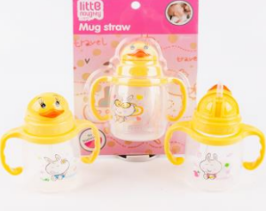 VASO PLAST PATITO 6,6X13,5CM  NS230230ZZ AAÑ