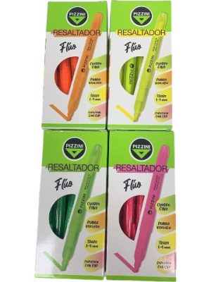 RESALTADOR CUERPO FINO COLORES FLUO VARIOS ART 1286 AAÑ