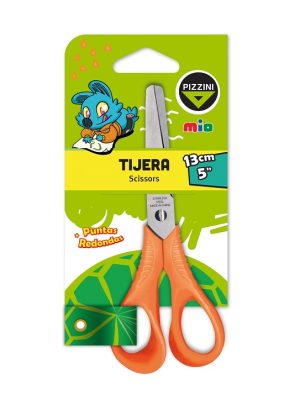 TIJERA ESCOLAR 13CM ASAS ERGONOMICAS PIZZINI ART PS53C AAÑ