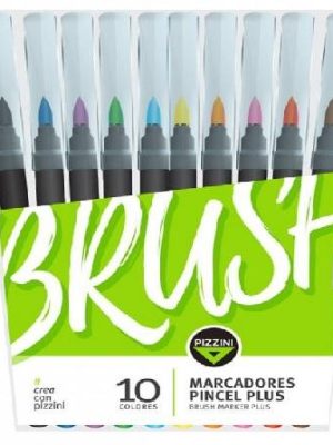 MARCADORES PTA PINCEL PLUS 10COL ART 8710 BAÑ