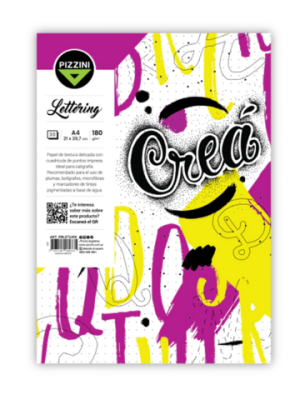 BLOCK LETTERING 180GRS/M2 A4 30HJS ART PBLETX30A AAÑ