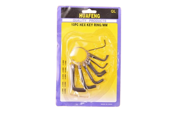 JUEGO DE LLAVES ALLEN X10 PIEZAS ART 59KA AAÑ
