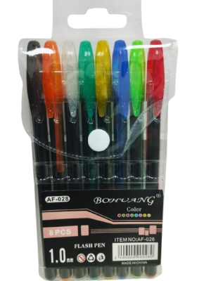 SET LAPICERAS DE GEL X8 ART AF-028 AAÑ