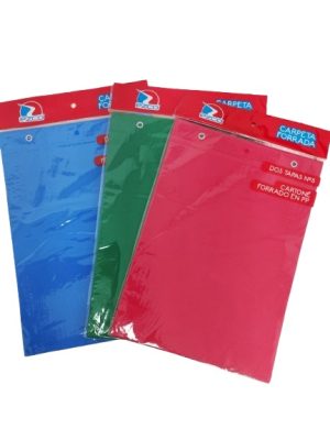 CARPETA FORRADA Nº5 2 TAPAS COLORES BASICOS AAÑ