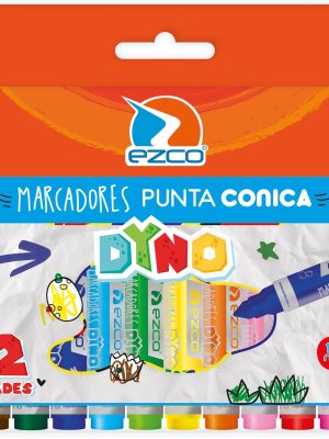 MARCADORES JUMBO DYNO PUNTA CONICA X12 UNIDADES EAÑ