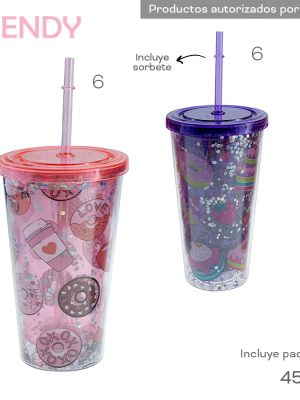 VASO TRENDY T2 450 ML ART 17389 BAÑ