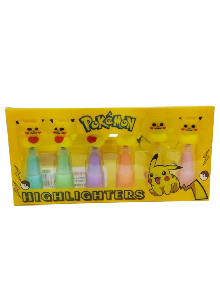 MINI RESALTADORES PIKACHU X6 ART 6921 BAÑ
