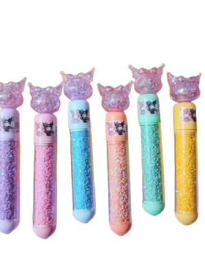 MINI RESALTADORES KUROMI GLITTER XUNIDAD ART 6938 BAÑ