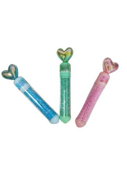 MINI RESALTADORES CORAZON GLITTER XUNIDAD ART 6933 BAÑ