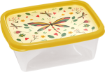 TUPPER RECTANGULAR COLI/LIBELULA 1270 ML ART 301205/4011 DAÑ