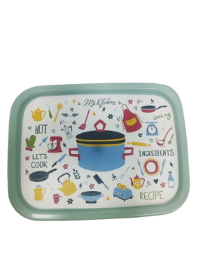 TUPPER RECTANGULAR COCINA 750 ML ART 301232/4169 DAÑ