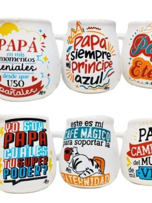 MATE CERAMICA C/MANIJA TEMATICO DIA DEL PADRE ART 342 JAÑ