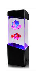 LAMPARA DE LAVA FISH USB  ART S-1119 DAÑ